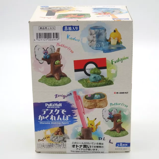 Pokemon Desk Hide-and-Seek Diorama Desktop Figure All 8 types Complete Box