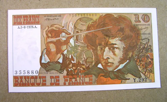France 10 Francs Banknote, P-150c 1976, Crisp UNC