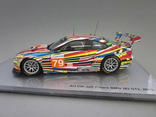 MINICHAMPS BMW M3 GT2 Jeff Koons Art Car #79 - Le Mans 2010 1/18