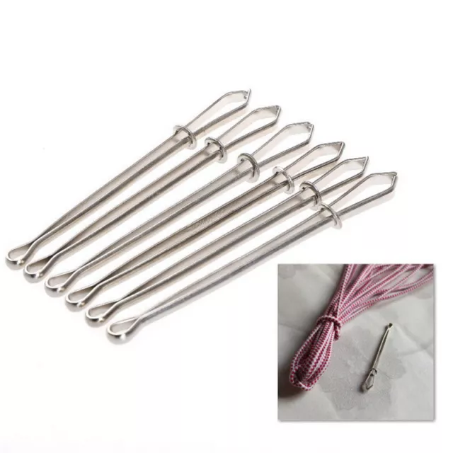 6x Elastic Band/rope Wearing Threading Guide Forward Device Tool Needle Sew3CAP