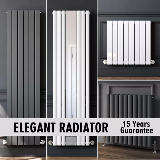 Designer Radiator Horizontal Vertical Flat Panel Oval Column Heating Panel Rads