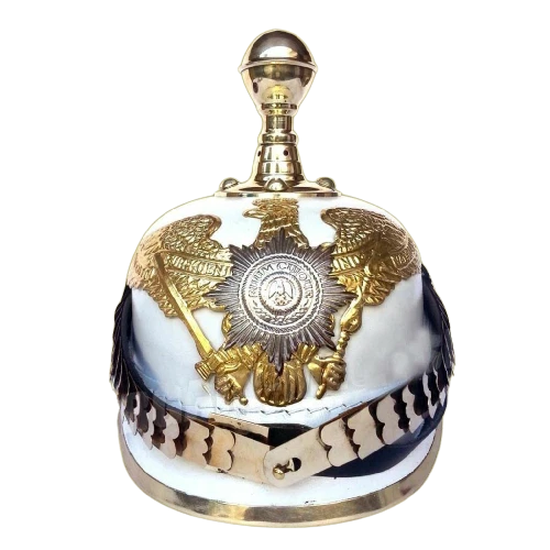 Badge Prussien En Laiton Pour Pickelhaube - Réplique Allemande - Décoration Ou Collection