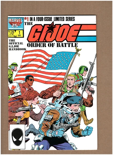 G.I. Joe Order of Battle #1 Marvel Comics 1986 Duke Grunt Gung-Ho VF+ 8.5