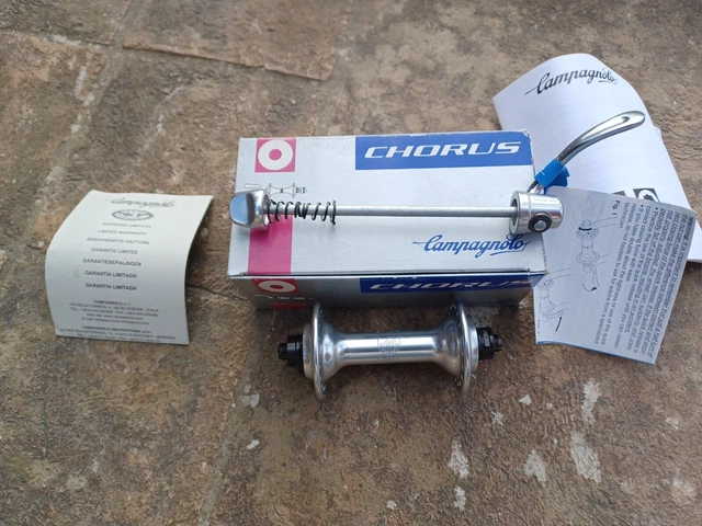 Moyeu Avant Campagnolo NOS – 36 Trous, Blanc, Pour Vélo Eroica, Colnago, Bianchi