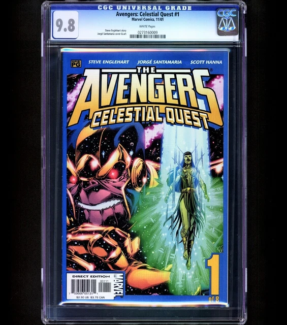 Avengers Celestial Quest #1 CGC 9.8 1ST THANOSI - Thanos Warlock Marvel 2001 NM