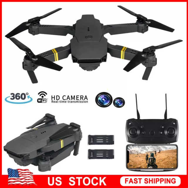 Eachine E58 WIFI FPV 1080P HD Wide Angle Camera High Hold Mode Foldable RC Drone