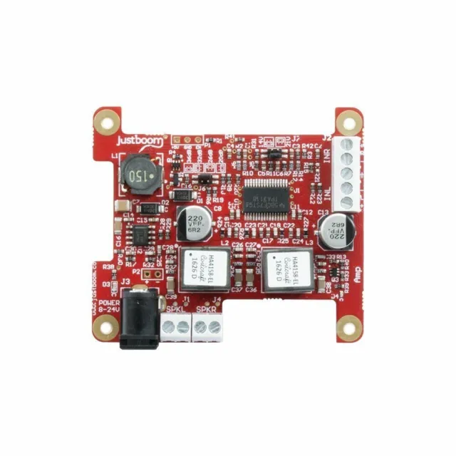 Pi Supply JustBoom Amp Addon Board Audio Amplifier Standalone for Raspberry Pi