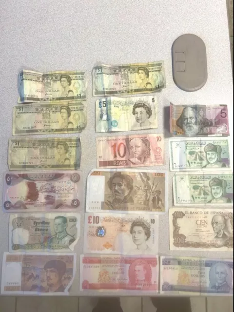 Lot of world currency