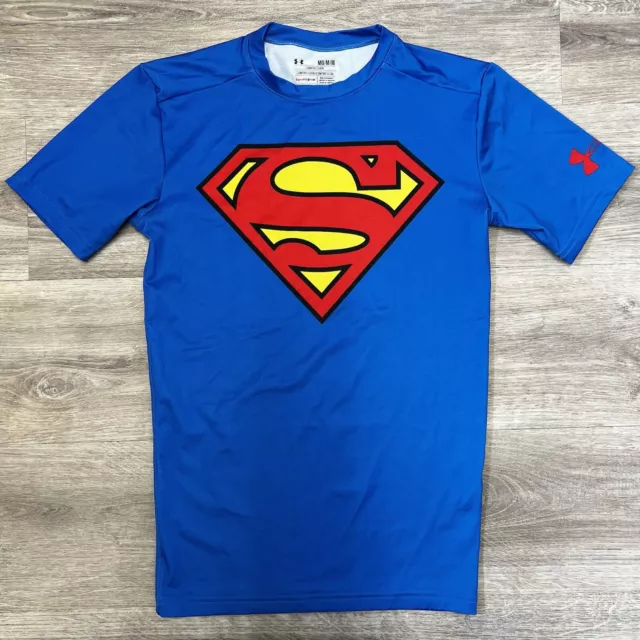 Under Armour Alter Ego Heat Gear Superman Compression T-shirt Size Medium