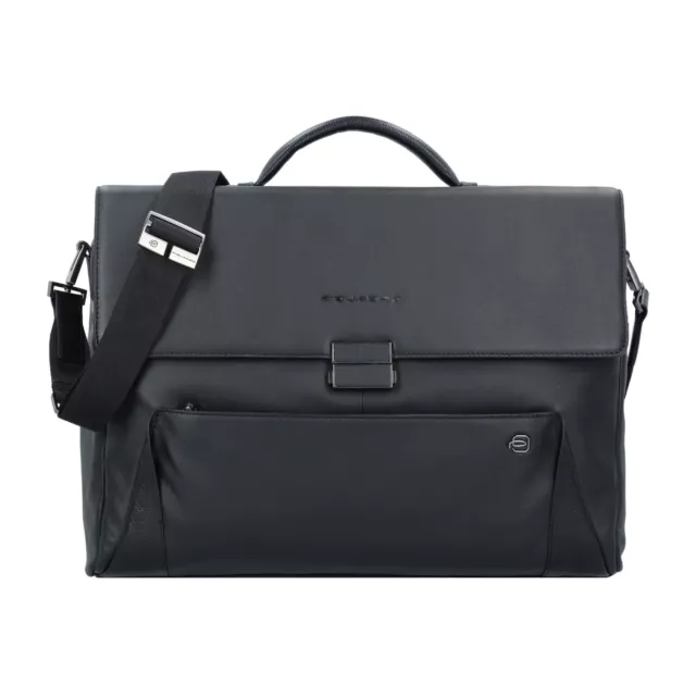 Piquadro Pan Aktentasche Leder 42cm Laptopfach #PQR-OUTCA4254S94 (black)