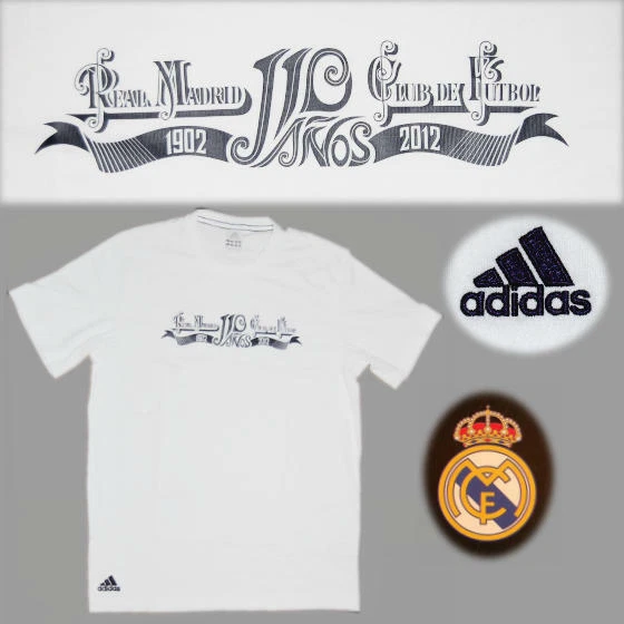 ADIDAS FAN SHIRT 110 Years Real Madrid 1902 1912