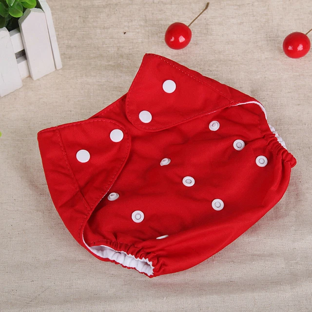 Newborn Baby kids Reusable Nappies Adjustable Diaper Washable Cloth Diapers 3