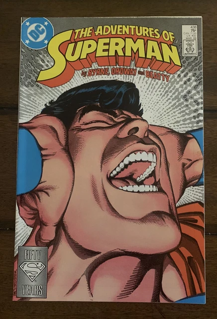 DC Comics The Adventures of Superman #438 1988 Byrne Ordway VF or Better