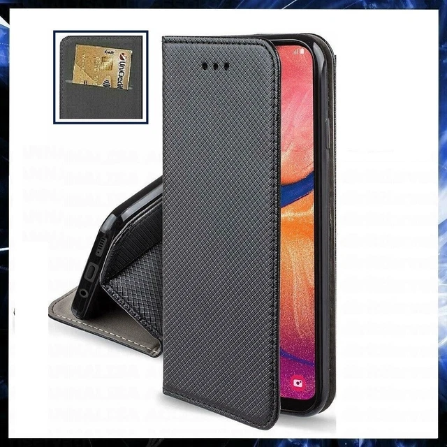 N NEWTOP Cover Portafoglio Per Huawei Y6 2018 - Custodia Flip In Similpelle Con Chiusura Magnetica (Nero) - 2