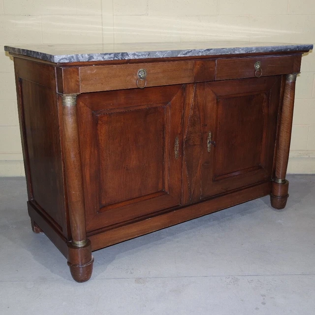 ANTICA CREDENZA IMPERO primi '800 in noce massello francese EUR 399,00