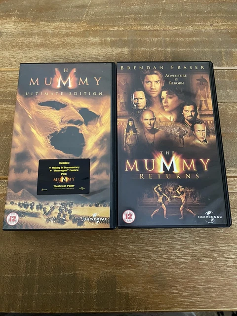 THE MUMMY & The Mummy Returns VHS Videos Brendan Fraser Excellent ...