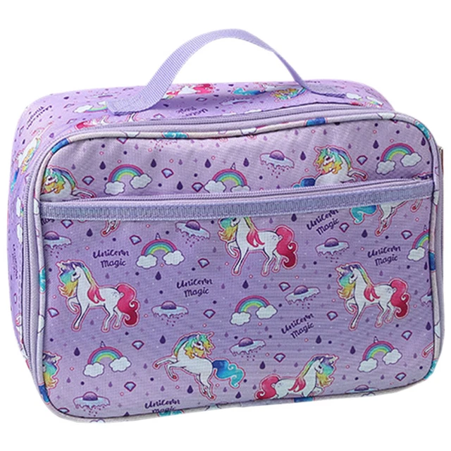 Borsa termica per il pranzo a forma di unicorno per ragazze