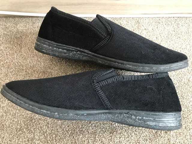 HUDSON BAY MENS Blue Slippers Size 10 NEW 9.99 PicClick UK