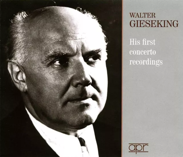 173445 Audio Cd Walter Gieseking: His First Concerto Recordings