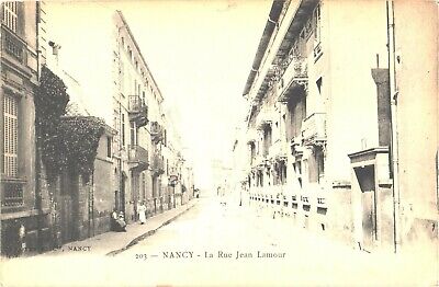 View Of Women With A Child At Street Of Rue Jean Lamour, Nancy, France Postcard