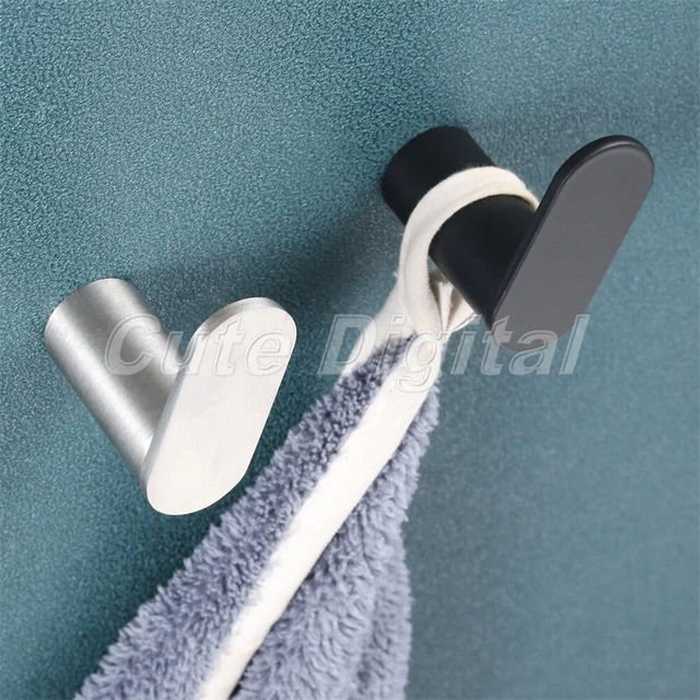 Robe Towel Single Hook Holder Stainless Steel Wall Mounted For Handbags Hats