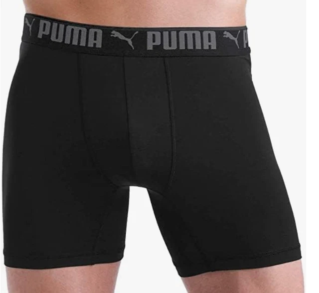 PUMA MENS BOXER Brief Performance Sport Luxe Underwear, 5-Pack - Black/Grey  $45.50 - PicClick AU