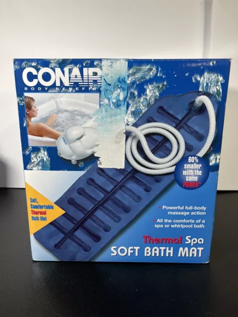 Conair Body Benefits Thermal Spa Soft Bath Mat Body Massage Whirlpool  MBTS2N 