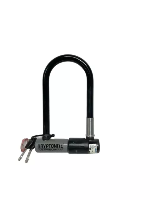 Kryptonite Kryptolok Series 2 Standard Bicycle U-Lock with 2 Keys