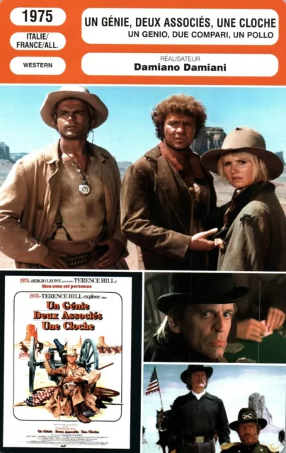 Fiche Cinéma - DAMIANO DAMIANI - UN GÉNIE, DEUX ASSOCIÉS, UNE CLOCHE - 1975