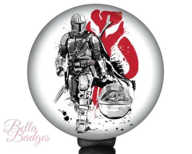 MANDALORIAN BADGE REEL - Star Wars Badge Reel £7.02 - PicClick UK