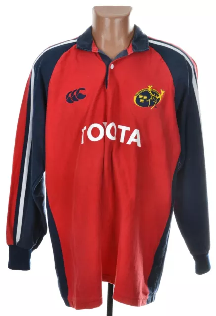 Munster Rugby Union Team Shirt Jersey Canterbury Size Xl Adult