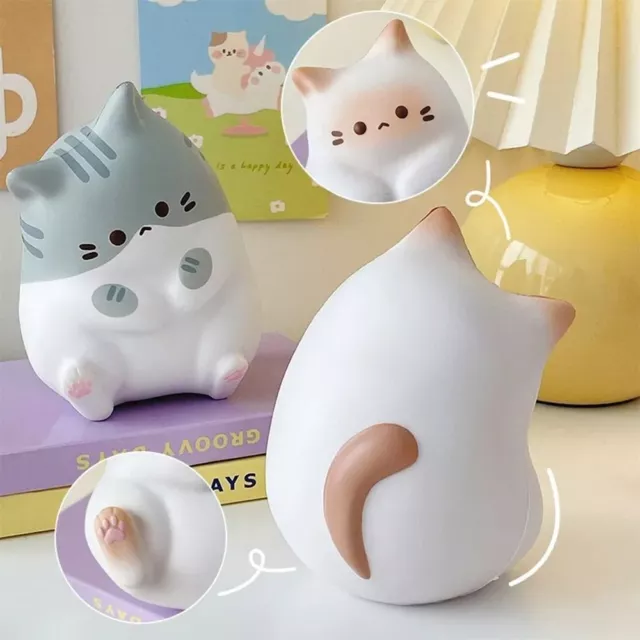 Cartoon  Cat Stress Relief Toy PU Sensory Toy New Squeeze Antistress Ball