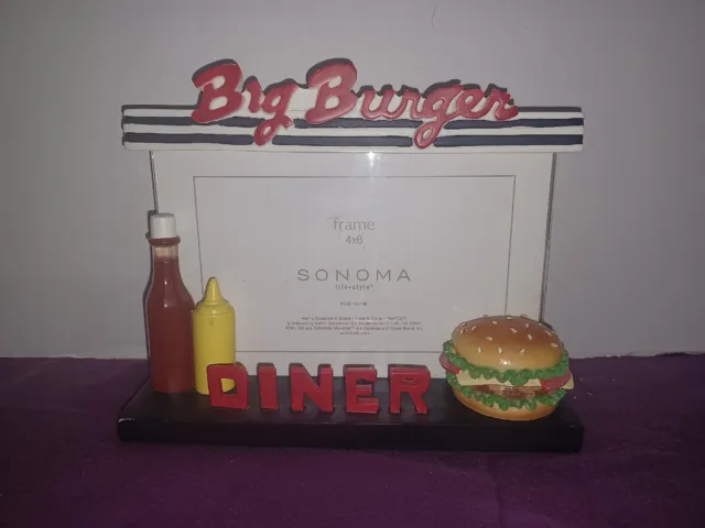 Big Burger Diner Photo Frame  4x6