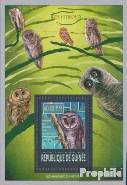 Briefmarken Guinea 2013 Mi Block 2267 postfrisch Vögel