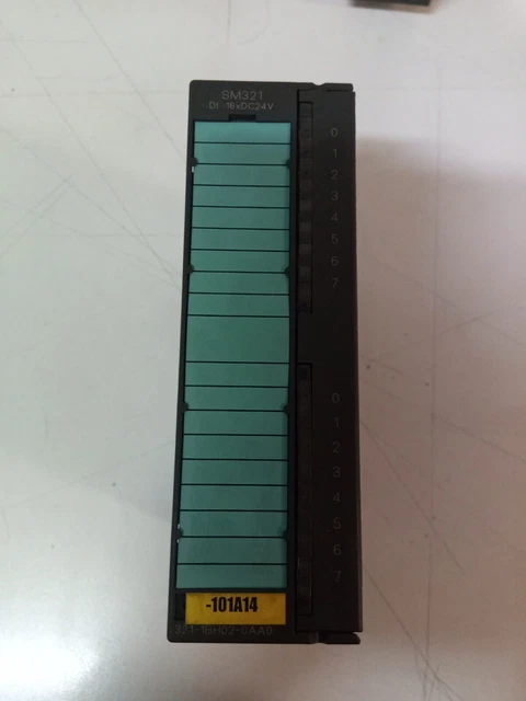 Module Entrée Numérique Siemens SM321 DI16 24V DC (6ES7321-1BH02-0AA0) - Occasion Fonctionnelle