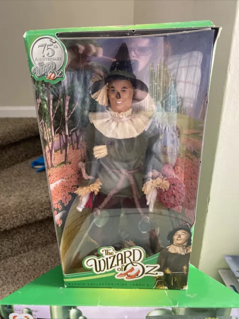 The Wizard Of Oz SCARECROW Barbie Collection Pink Label 75th Anniversary 12” NIB