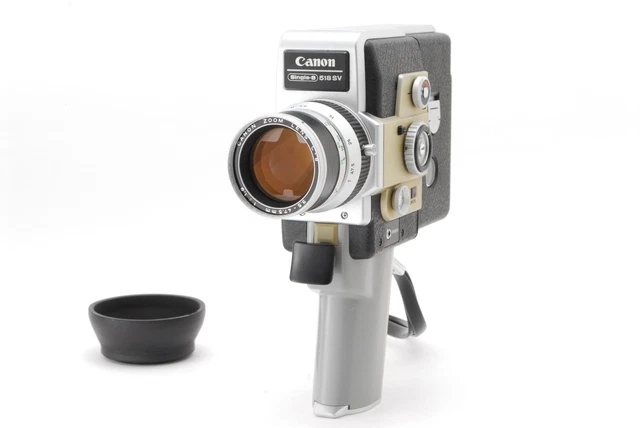 CANON SINGLE-8 518 8mm Film Movie Camera 9.5-47.5mm F1.8 Zoom Lens