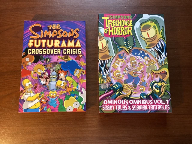 The Simpsons Futurama Crossover Crisis Treehouse Of Horror Graphic Novel Lot