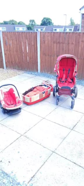 BEBECAR IPOP 3 in leather one pram set 210.00 PicClick UK