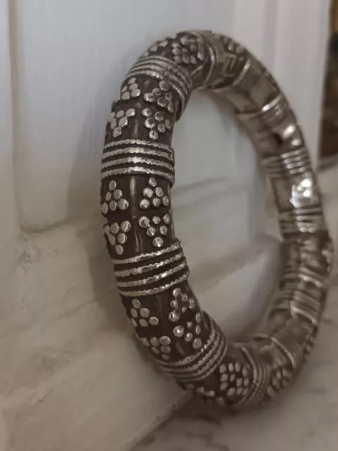 Ancien Bracelet Argent Inde 3
