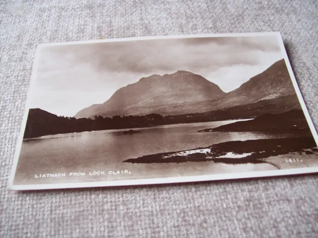 Postcard -- Liathach From Loch Clair, Ross-Shire