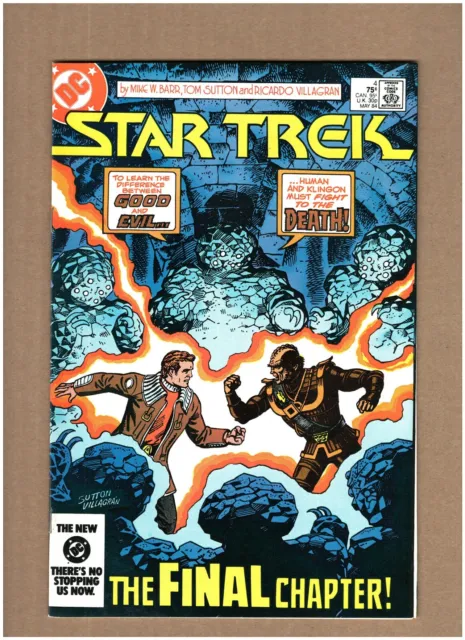 Star Trek #4 DC Comics 1984 Spock Captain Kirk Bones VF+ 8.5
