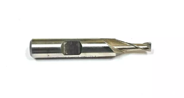 4.6mm (.1811") 2-Flute HSS CC Plunge Cut End Mill .020" Radius MF421011651