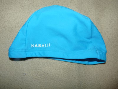 DECATHLON Bonnet de bain enfant en tissu maille violet mauve Nabaiji Décathlon TBE 