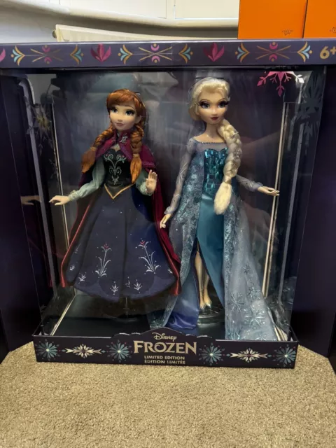 Anna and Elsa Frozen 10th Anniversary Limited Edition Doll Set #/3000  CONFIRMED