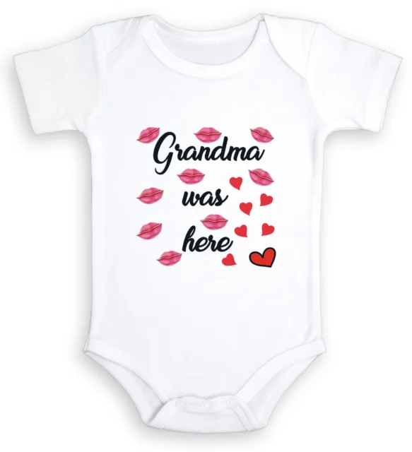 Grandma Was Here Baby Onesie Cute Newborn Outfit Baby Shower Gift Infant Clothes