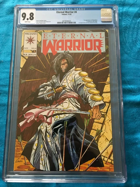 Eternal Warrior #4 - Valiant - CGC SS 9.8 NM/MT - 1st Bloodshot