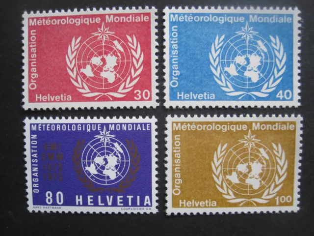 Schweiz  OMM/WMO   MiNr. 10-13  postfrisch**    (AD 346)