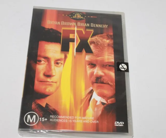 F/X Murder By Illusion DVD 1986 New & Sealed Bryan Brown Brian Dennehy Region 4