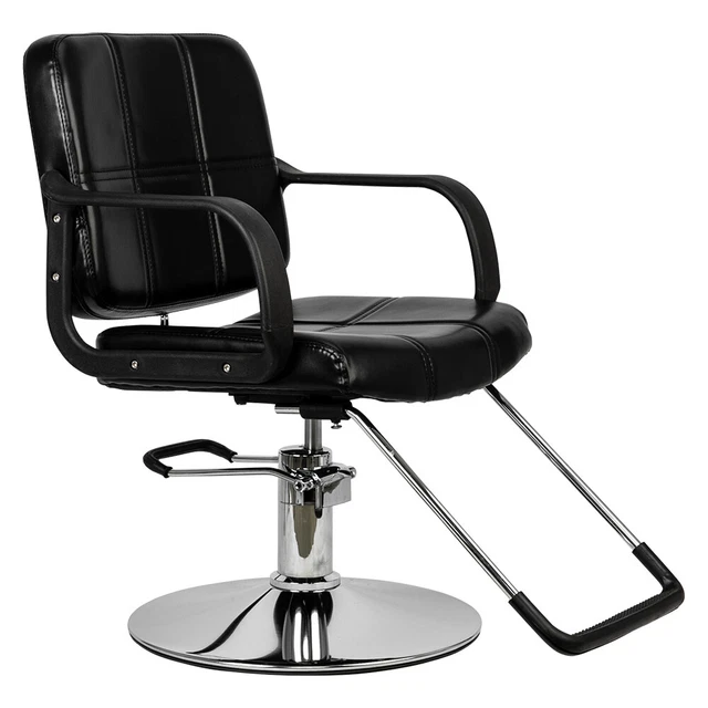 Professional Black Woman Barber Hairdressing Chair for Salon Use